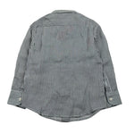 Saint Barth Camicia Manica Lunga Fantasia A Righe per Neonato AGN000101183 BLU SAINT BARTH 