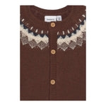 NAME.IT cardigan tinta unita con ricami Marrone per Neonato 13193191 MARRONE NAME.IT 