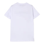 Dsquared2 T-Shirt Girocollo Tinta Unita con Stampa per Bambino DQ2753 BIANCO DSQUARED2 