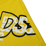 Dropseason2 Bermuda In Tuta Tinta Unita con Stampa per Bambino SS25K015 GIALLO DROPSEASON2 
