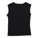 Aniye By Girl Canotta Girocollo Tinta Unita Con Logo Nero Per Bambina
