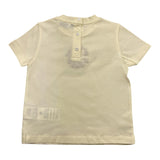 Etro T-Shirt Girocollo Tinta Unita con Stampa per Neonata GU8011 PANNA ETRO 