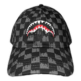 Sprayground Berretto Fantasia Quadretti con Stampa per Bambino SP15015BLK GRIGIO SPRAYGROUND 