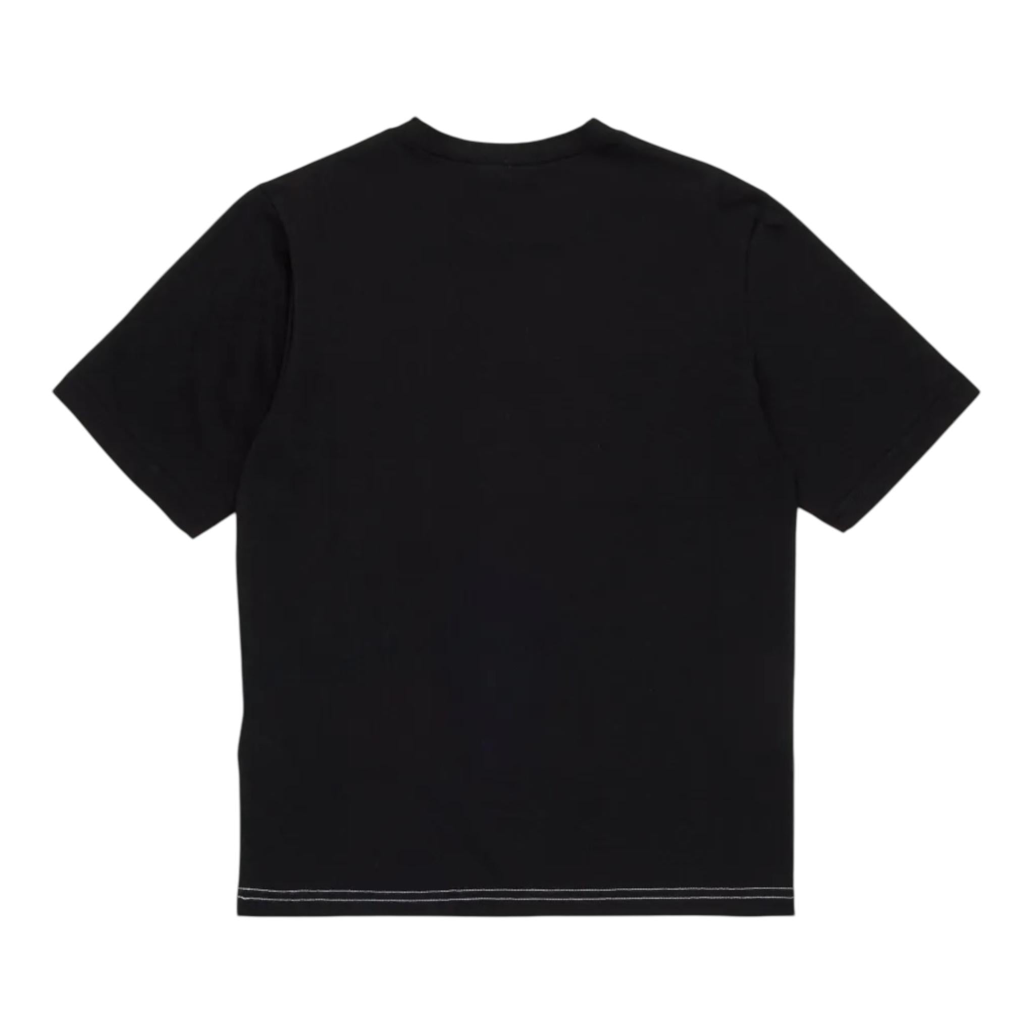 N°21 T-Shirt Girocollo Bicolore con Stampa per Bambino N2103K BIANCO/NERO N°21 