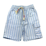 Saint Barth Bermuda Tinta Unita con Elastico In Vita per Bambino MARSEILLEEE AZZURRO SAINT BARTH 