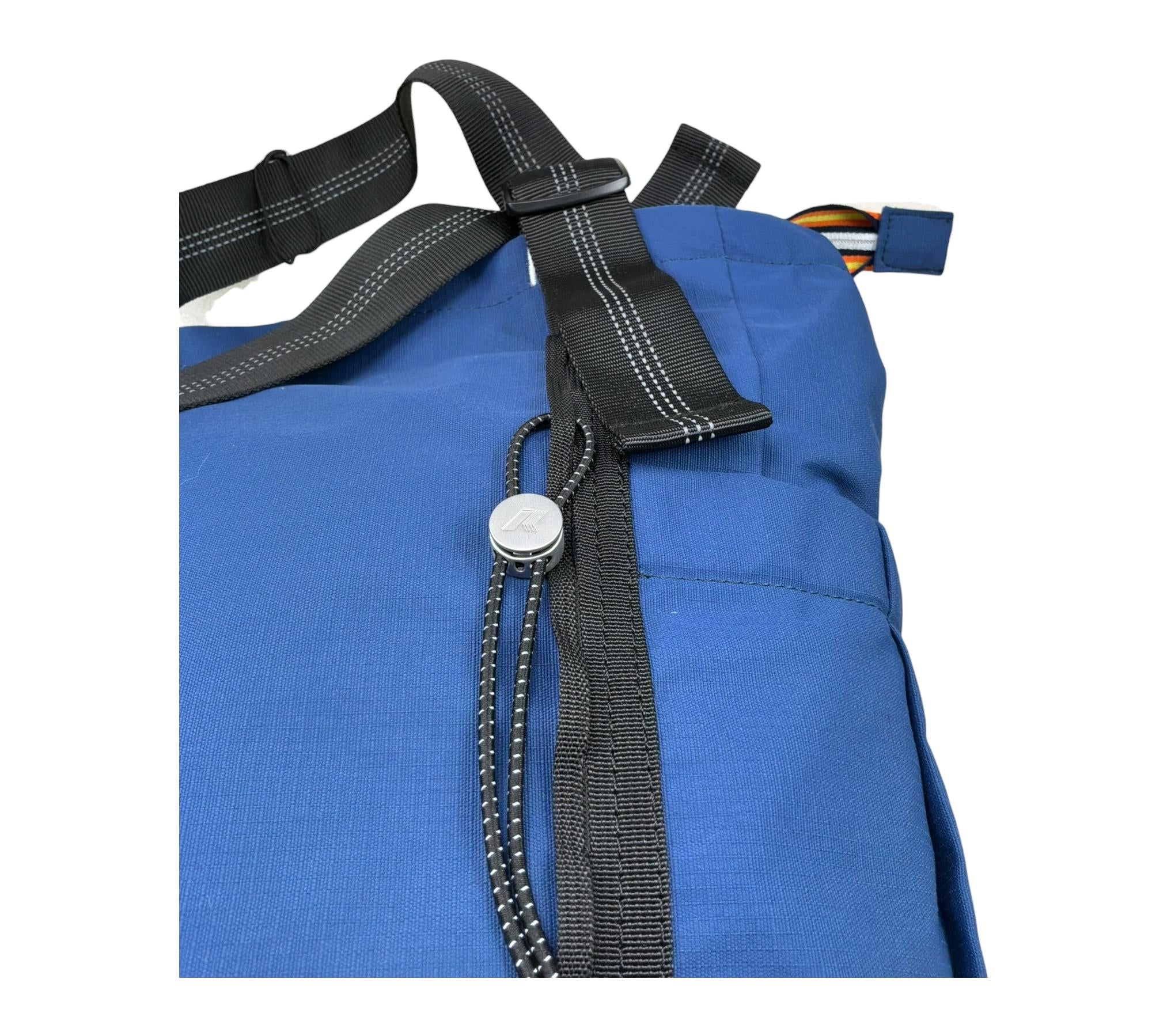 K-Way Borsa Tinta Unita con Logo per Bambina K71437W BLU K-WAY 