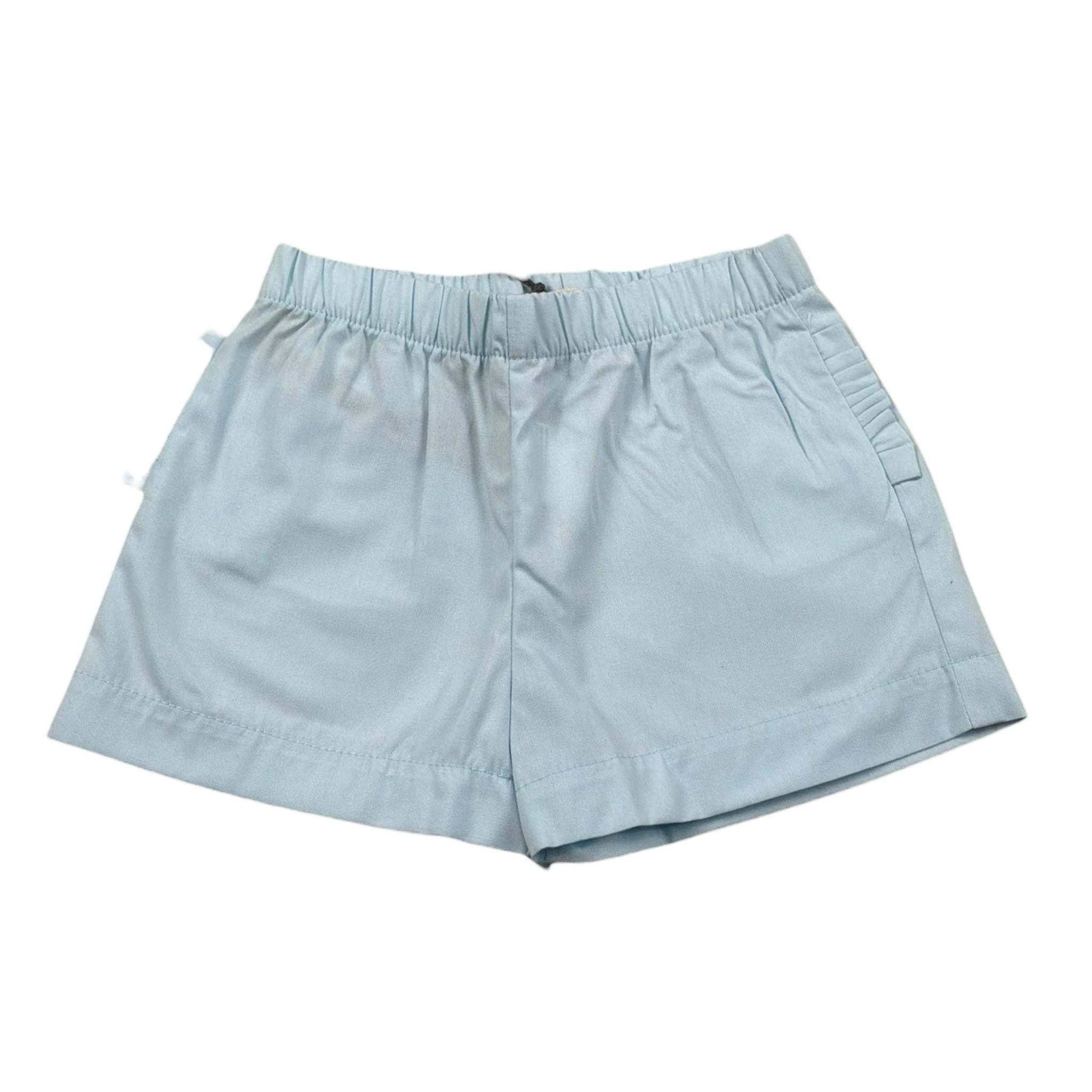 J.O. Milano Short Tinta Unita con Elastico In Vita per Neonata 574H2 AZZURRO J.O. MILANO 