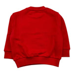 ICEBERG felpa chiusa girocollo tinta unita con stampa Rosso per Neonato MFICE5315B ROSSO ICEBERG 
