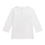GUESS shirt girocollo tinta unita con stampa Bianco per Neonato N4YI13K8HM4NX BIANCO GUESS 