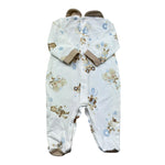 Le Bebe Tutina Manica Lunga Tinta Unita con Stampe per Neonato LBB5272 BIANCO LE BEBE 