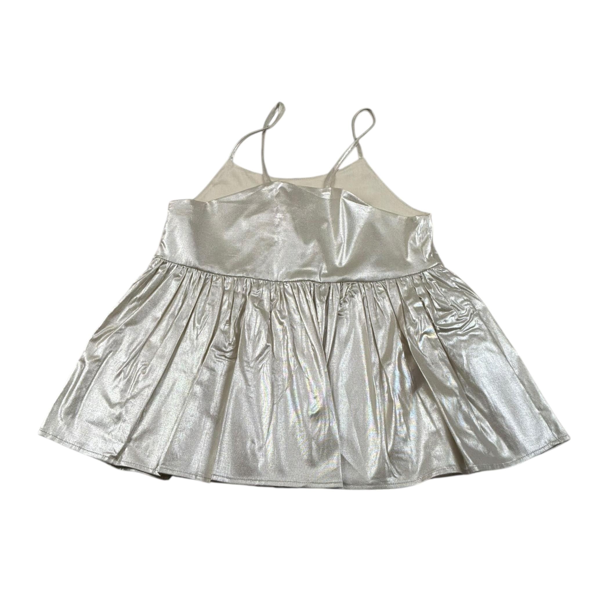 Vicolo Top Tinta Unita con Bretelle per Bambina 3146M00279 BRONZO VICOLO 