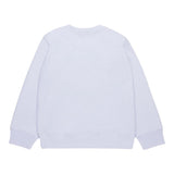 Dsquared2 Felpa Girocollo Tinta Unita con Stampa per Bambino DQ2977 BIANCO DSQUARED2 