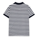 Tommy Hilfiger Polo Mezza Manica Fantasia A Righe per Bambino KB0KB09103 BIANCO/BLU TOMMY HILFIGER 