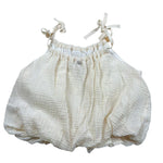 Please Top Tinta Unita Bretelline per Bambina CC88080G72X PANNA PLEASE 