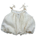 Please Top Tinta Unita Bretelline per Bambina CC88080G72X PANNA PLEASE 