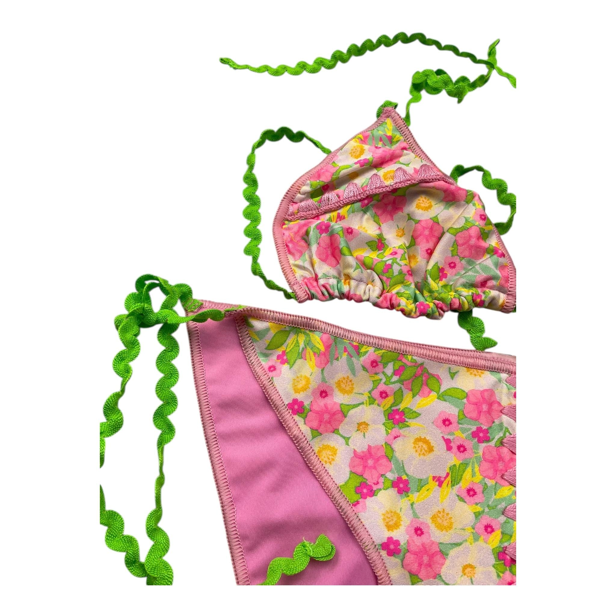 F**K Costume 2 Pezzi Triangolo-Mutandina per Bambina FJ25G1I17TAX MULTICOLOR F**K 