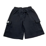 Icon Bermuda Tinta Unita con Stampa per Bambino IBSH00689 NERO ICON 
