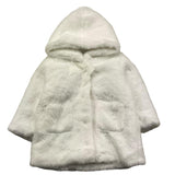 EMC pelliccia tinta unita con cappuccio Bianco per Neonata AV1211 BIANCO EMC 