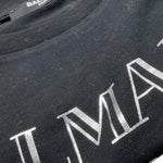 Balmain T-Shirt Tinta Unita con Stampa per Bambina BV8Q21 NERO BALMAIN 