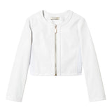 Twinset Giubbino In Ecopelle Tinta Unita per Neonata 251GJ2560N PANNA TWINSET 