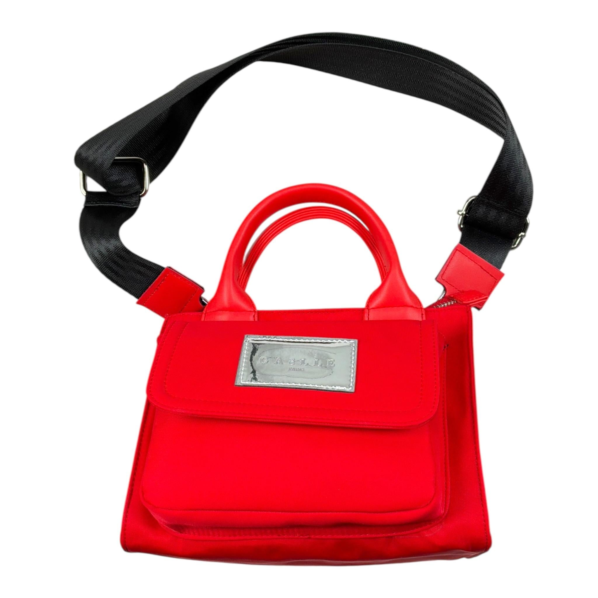 Gaelle Borsa tinta unita con Logo Rosso per Bambina 2746BP00543 ROSSO GAELLE 