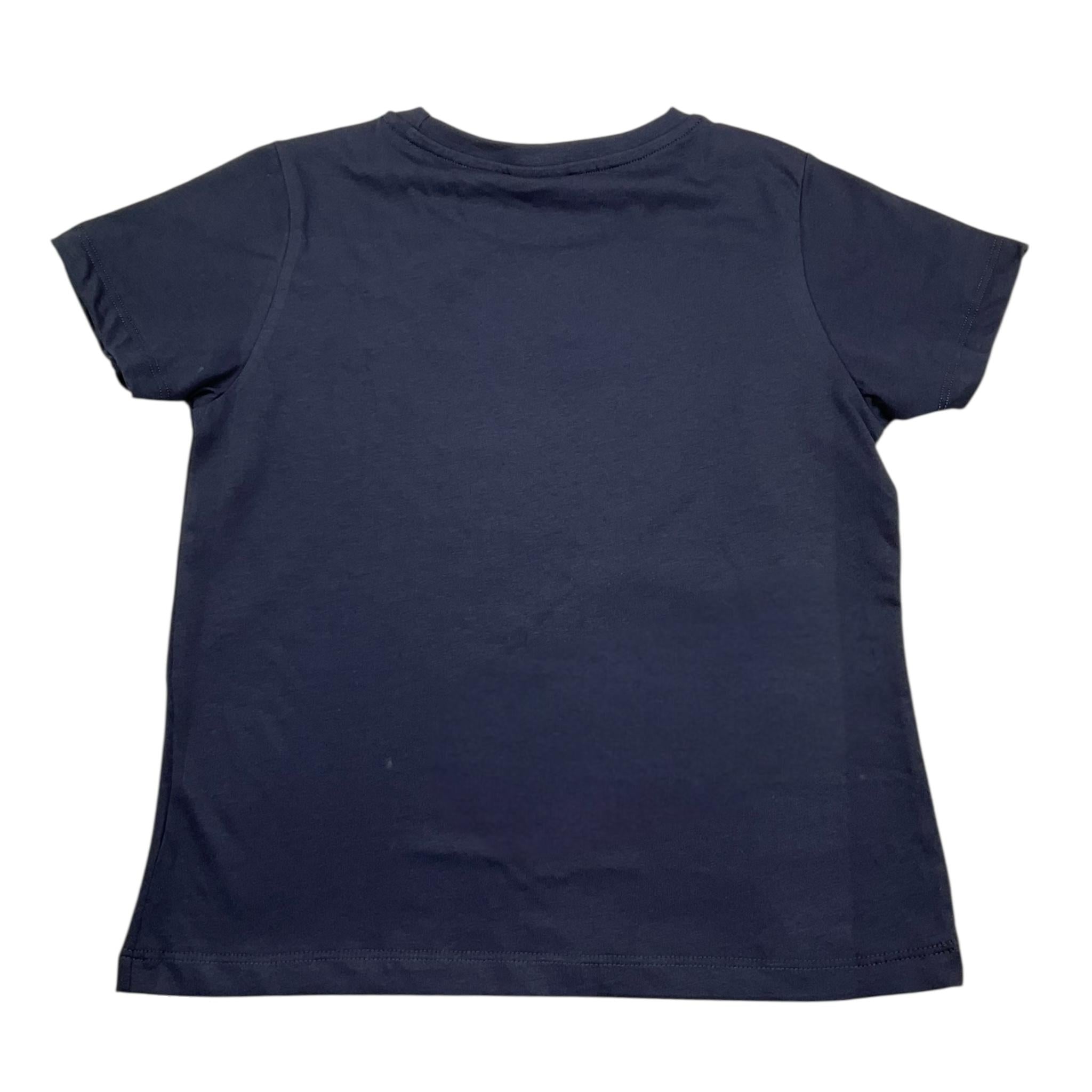 Gaelle T-Shirt Girocollo Tinta Unita con Stampa Logo per Bambina 2941T0155 BLU GAELLE 