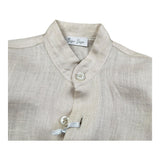 Gugu Gaga Camicia Manica Lunga Tinta Unita Collo Coreano per Neonato GM1007I BEIGE GUGU GAGA 