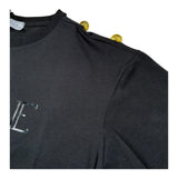 Gaelle T-Shirt Girocollo Tinta Unita con Stampa Logo per Bambina 2746MY00097 NERO GAELLE 