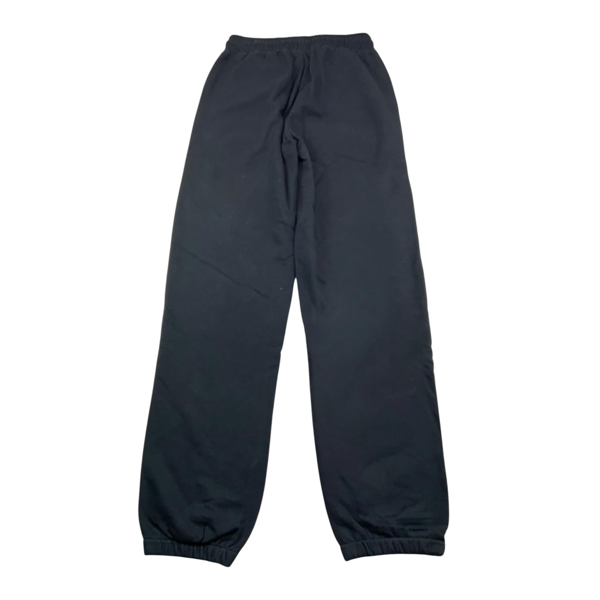 MET pantalone modello tuta tinta unita con logo Nero per Bambina ME593 NERO MET 