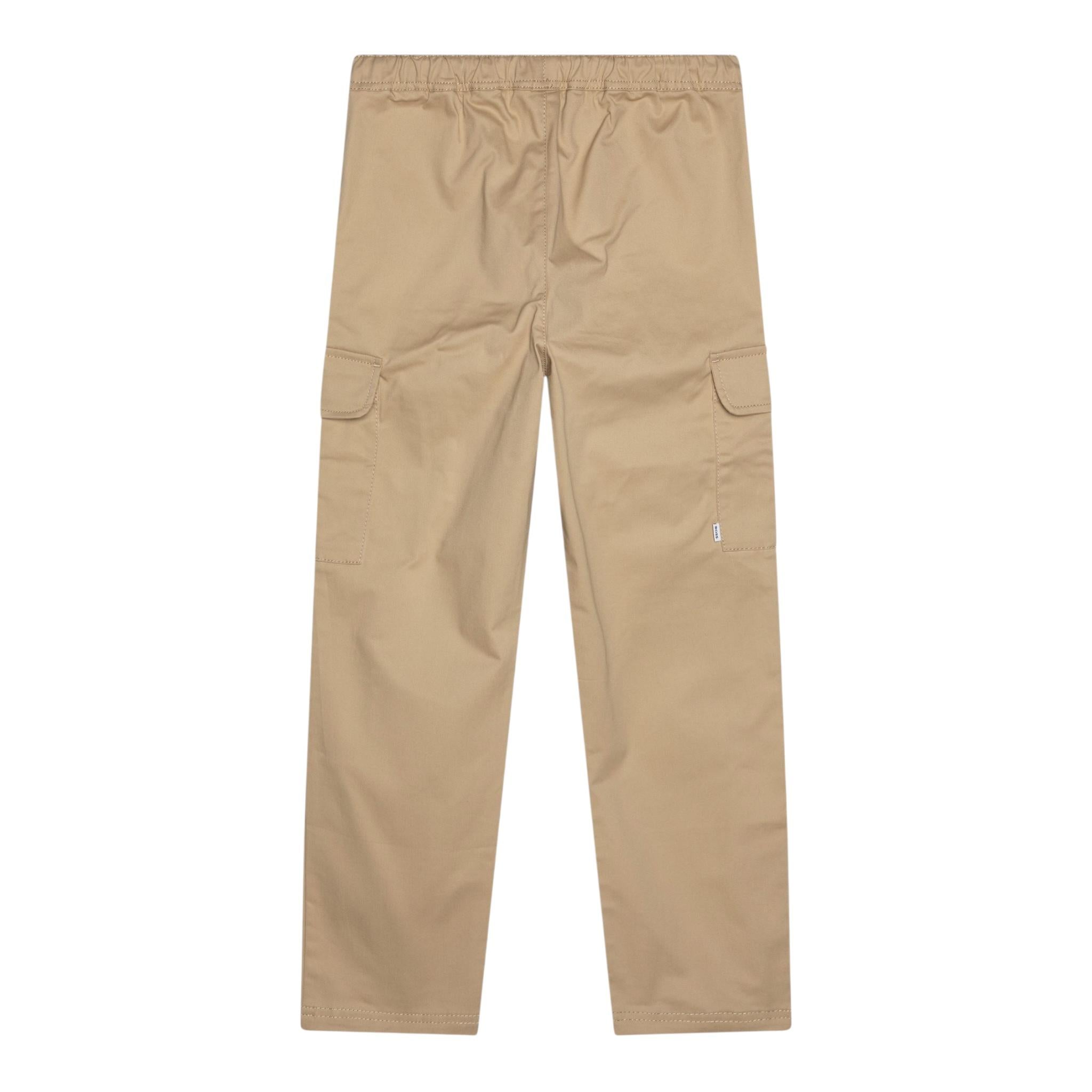 Boss Pantalone Tinta Unita con Elastico In Vita per Bambino J51979 BEIGE BOSS 