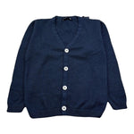 Emanuel Pris Cardigan Tinta Unita Scollo A V per Bambino ECA004R BLU EMANUEL PRIS 