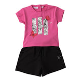 Sarabanda Completo 2 Pezzi T-Shirt-Short per Bambina 0B255 FUXIA SARABANDA 