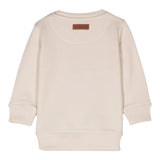TRUSSARDI felpa tinta unita girocollo con stampa Beige per Neonato TIA24O82FE BEIGE TRUSSARDI 