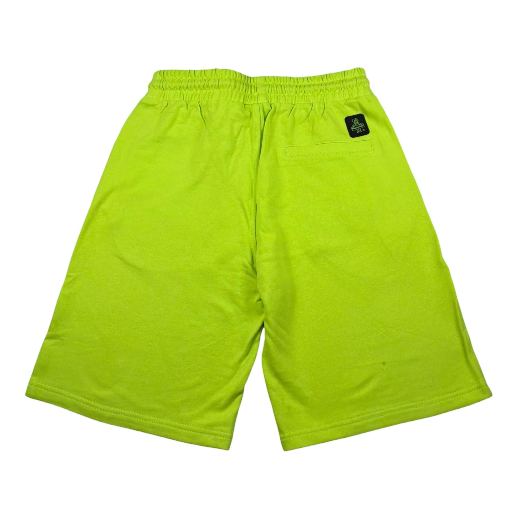 Refrigiwear Bermuda Felpa Tinta Unita con Logo per Bambino RW454 VERDE REFRIGIWEAR 