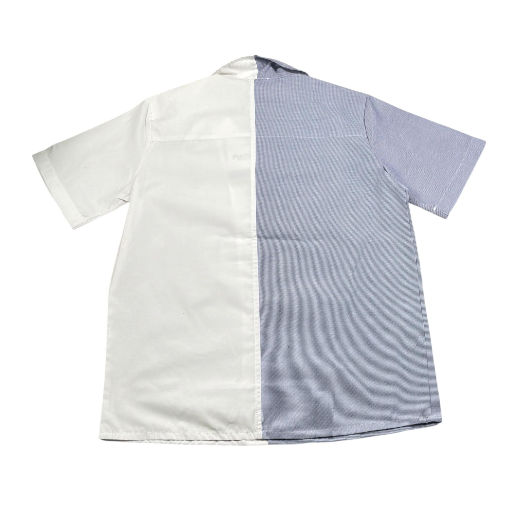 Patriot Camicia Mezza Manica Bicolore Bianco/Azzurro per Bambino CA001 BIANCO/AZZURRO PATRIOT 