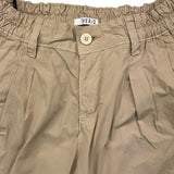 Over-D Bermuda Tinta Unita con Elastico In Vita Beige per Bambino