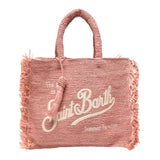 Saint Barth Borsa Tinta Unita con Logo per Bambina COL0026 ROSA SAINT BARTH 