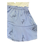 Liu Jo Abito Bicolore con Fantasia A Righe per Bambina KA5049X BIANCO/AZZURRO LIU JO 