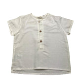 @Madilly T-Shirt Tinta Unita Girocollo Bianco Per Bambino