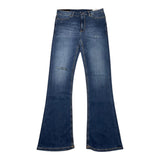 DONDUP jeans tinta unita modello zampa Blu per Bambina DFPA023 BLU DONDUP 