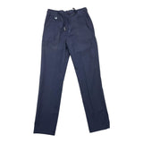 Jeckerson Pantalone Tinta Unita Con Elastico In Vita Blu Per Bambino