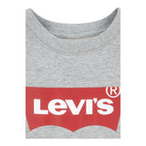 LEVI'S felpa chiusa girocollo tinta unita cn stampa logo Grigio per Bambino 9E9079 GRIGIO LEVI'S 