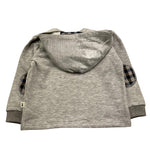 PETIT INDI felpa tinta unita con cappuccio Grigio per Bambino AW24BK7710J GRIGIO PETIT INDI 