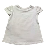 Guess T-Shirt Girocollo Tinta Unita con Stampa per Neonata A5GI01K6YW4 BIANCO GUESS 