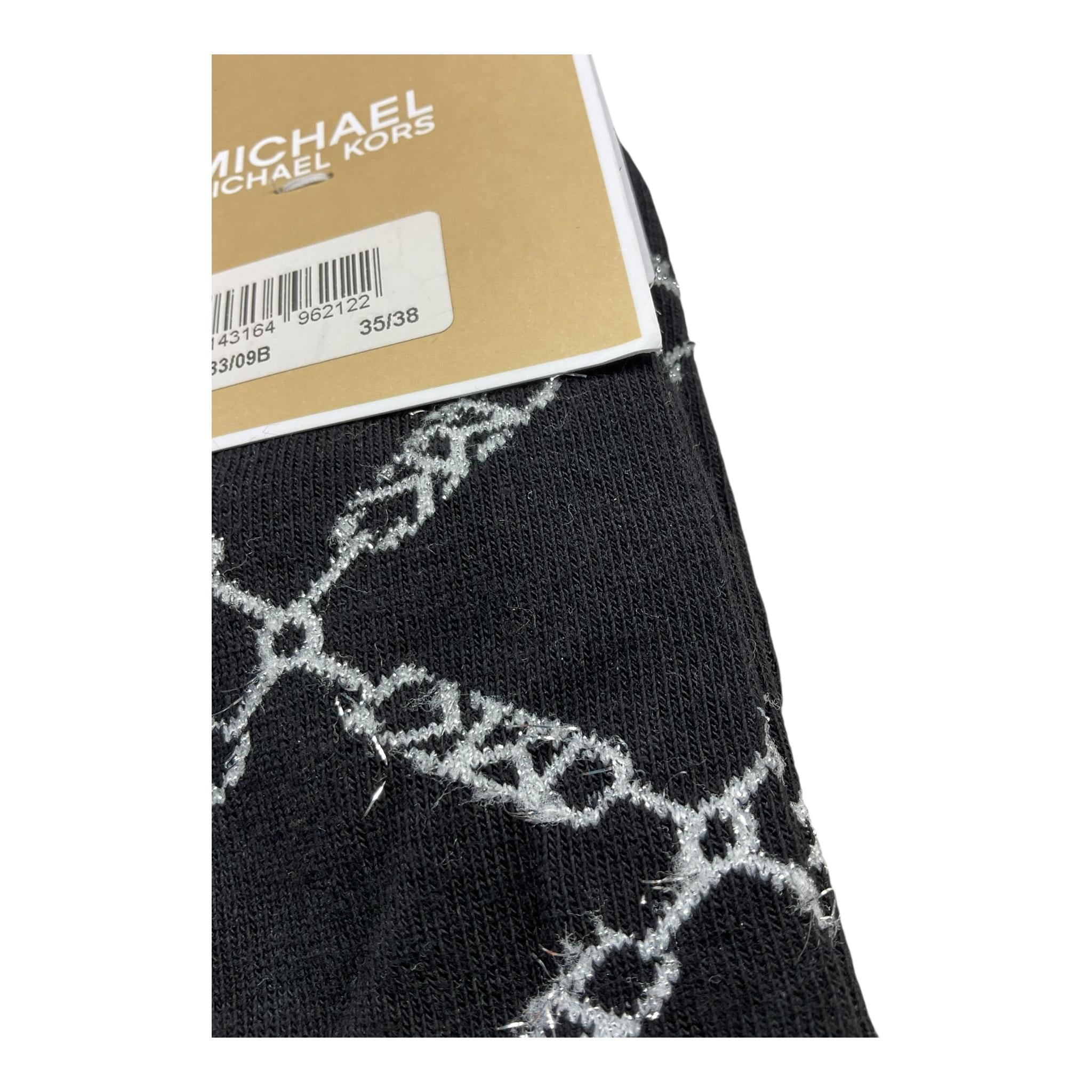 MICHAEL KORS calzini tinta unita logati Nero per Bambina R30233 NERO MICHAEL KORS 