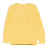 Ralph Lauren Maglia Girocollo Tinta Unita con Logo per Bambino 322702674073 GIALLO RALPH LAUREN 