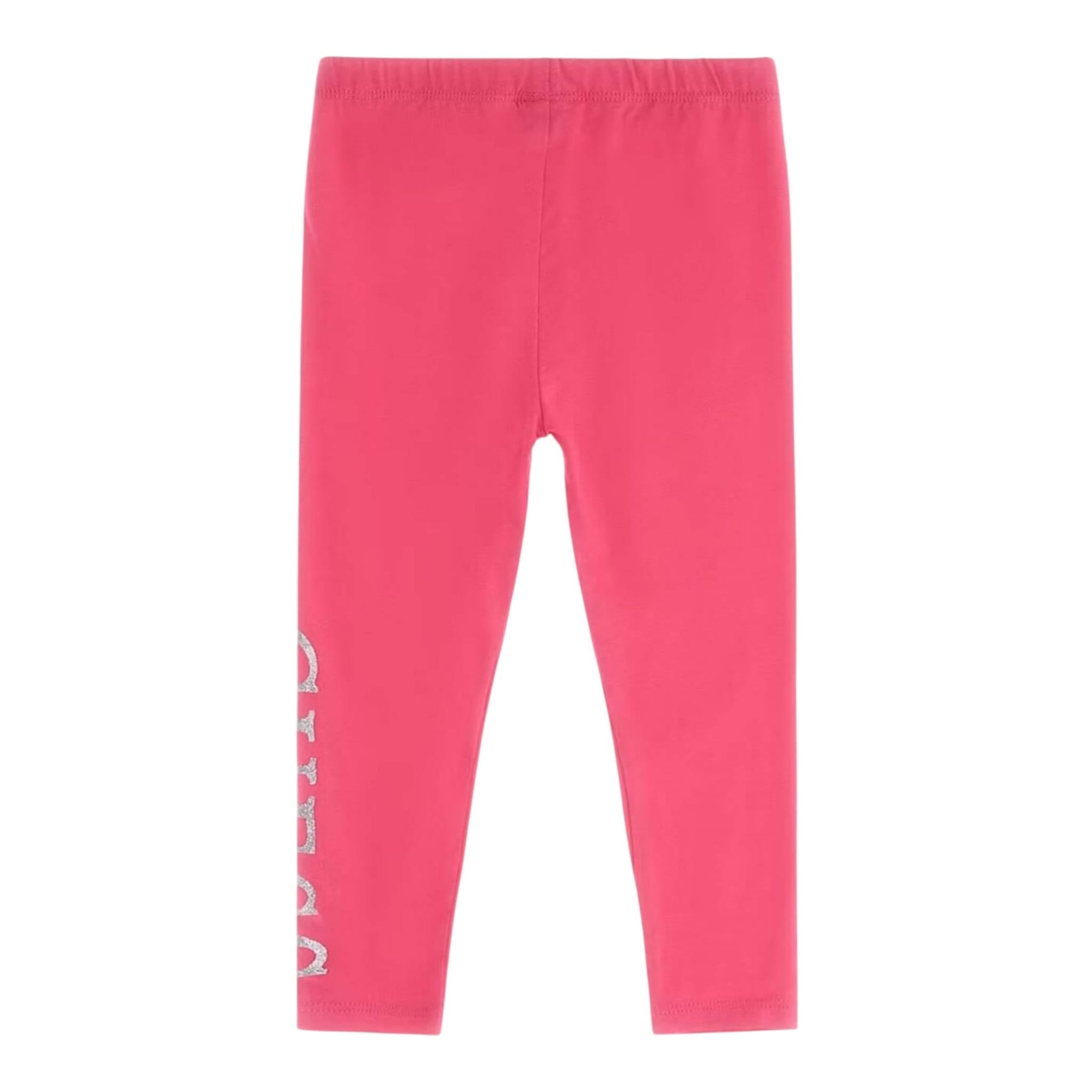 Guess Leggins Tinta Unita con Logo per Bambina K3YB01K82K0X FUXIA GUESS 