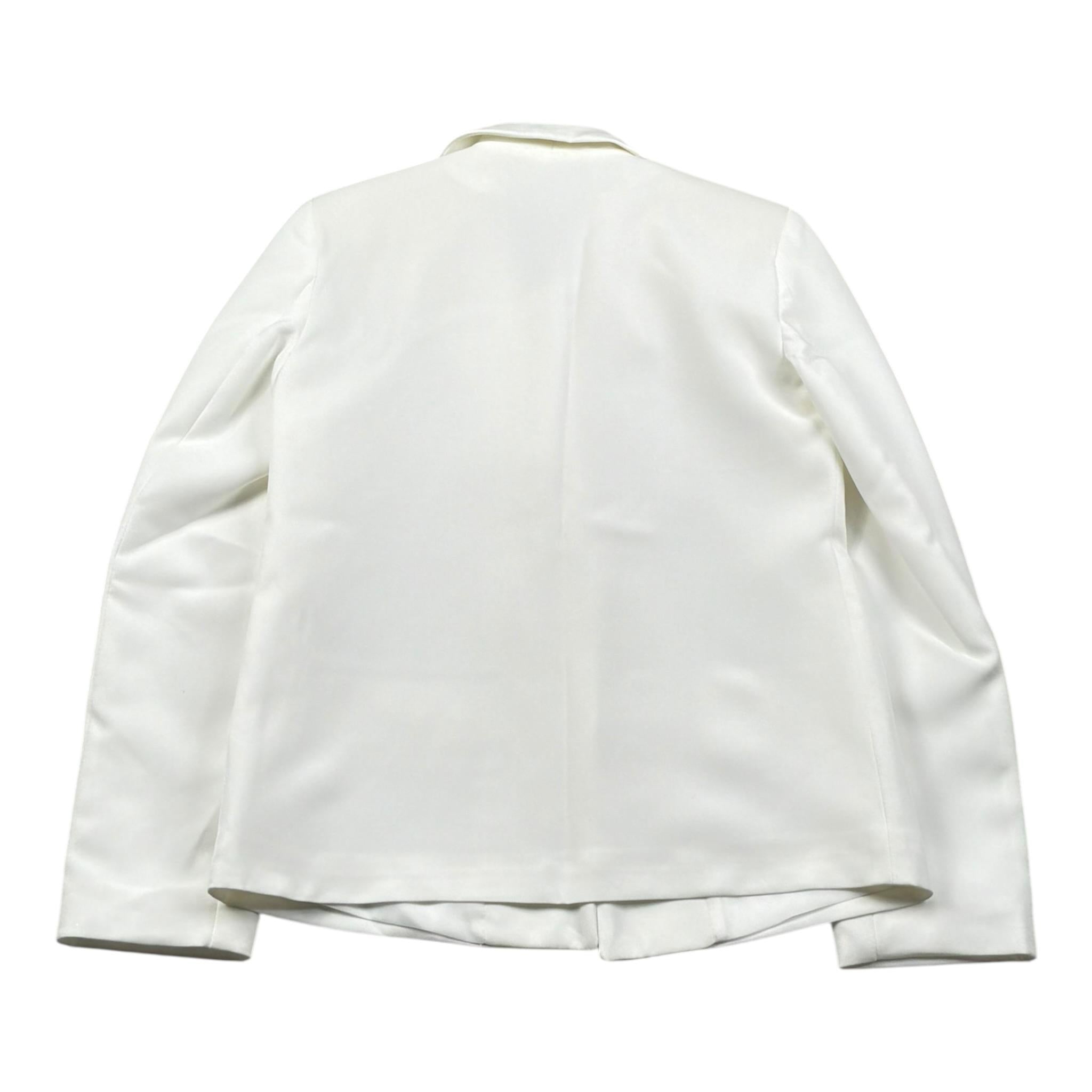 Illiana Giacca Tinta Unita con Bottoni per Bambina 535 BIANCO ILLIANA 