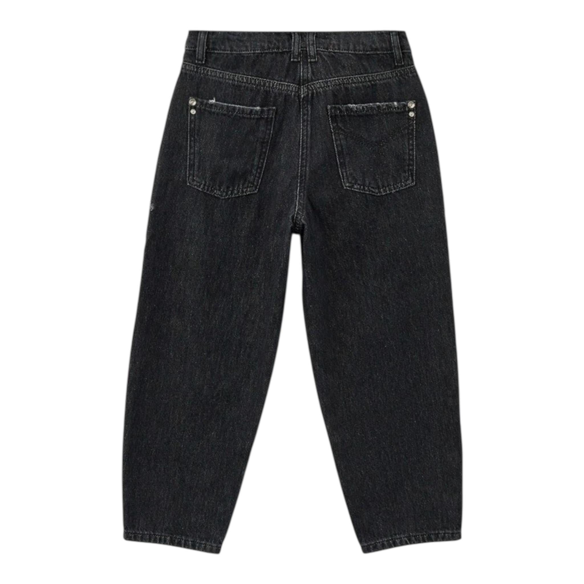 PATRIZIA PEPE jeans tinta unita con strappi Nero per Bambina 7P0367XX NERO PATRIZIA PEPE 