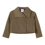 ASPESI giacca modello crop tinta unita con bottoni Verde per Bambina F24044GMN01054 VERDE ASPESI 